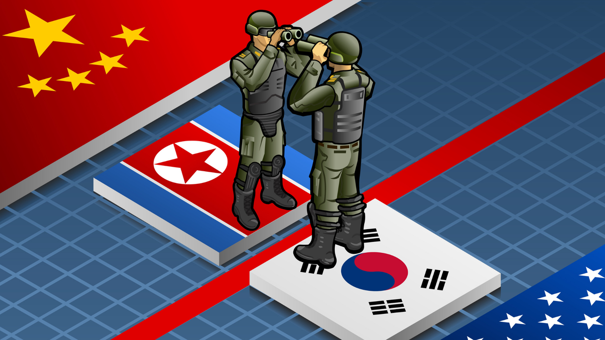 Северная vs Южная Корея