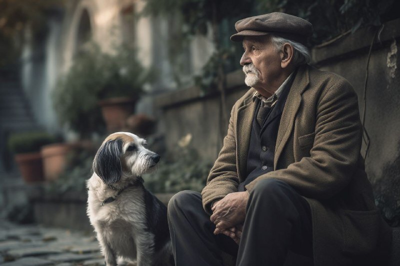 5 причин почему пожилым людям хорошо иметь собаку