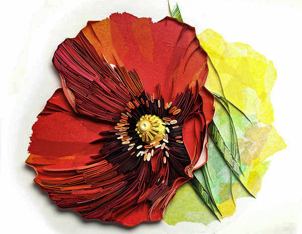 Автор Юлия Бродская "Красный мак"