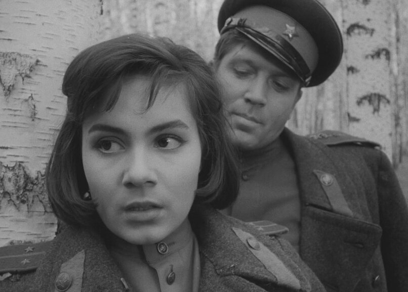 Зубков с В. Малявиной. Фото: кадр фильма "Иваново детство"