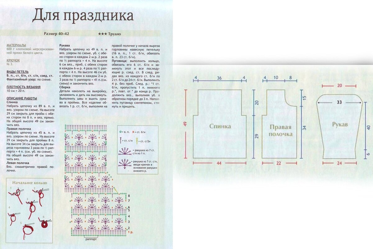 Из журнала "Азбука вязания"