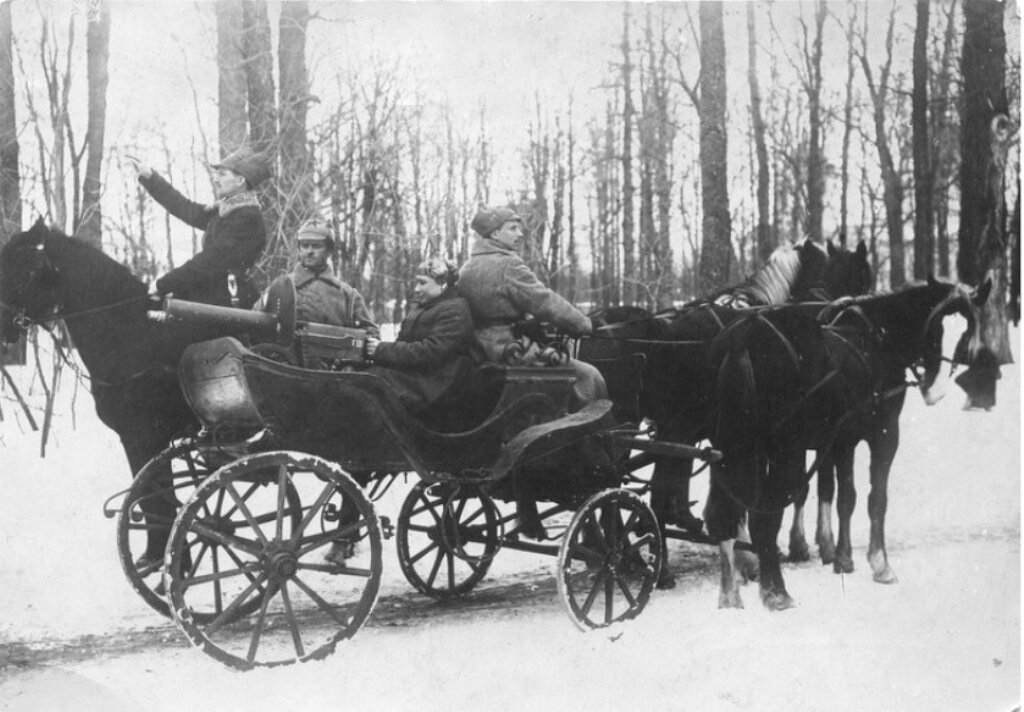 Тачанка Первой Конной армии на Деникинском фронте, 1919 г. // smolbattle.ru 