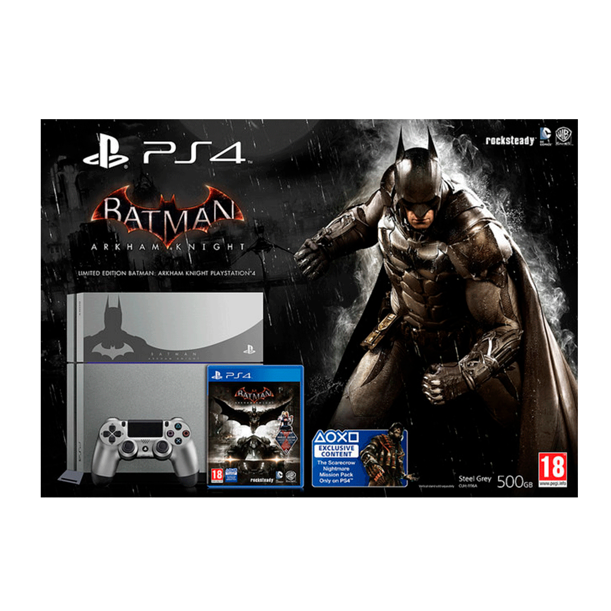 Sony PlayStation 4 Batman Arkham Knight. 
Фото взято с сайта Сonsolevariations.com
