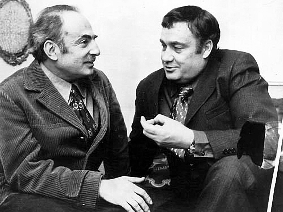 Эмиль Брагинский и Эльдар Рязанов. Фото из интернета.