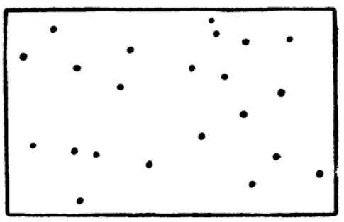 Какое наименьшее количество прямых линий нужно для зачёркивания всех точек?
