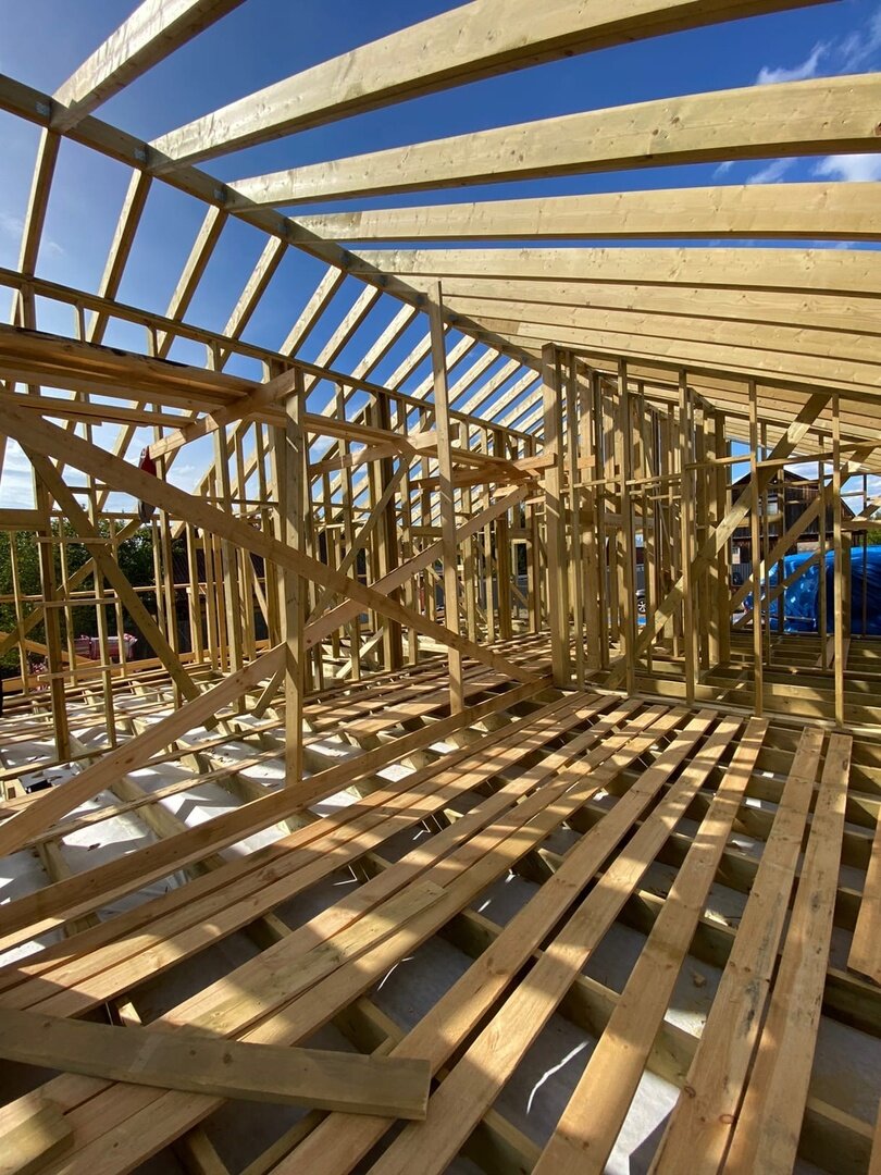 один из силовых каркасов наших домов