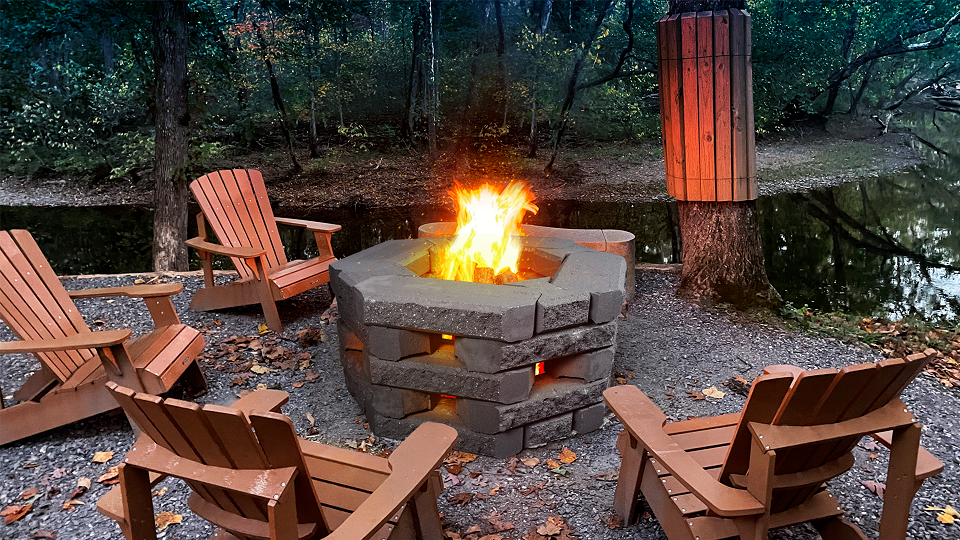 Кострище из бетонных блоков GRILLIT