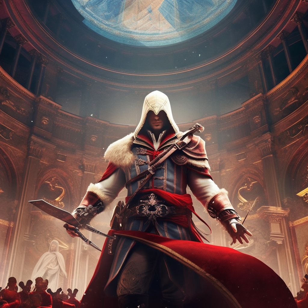 Для убийства ассасин здесь или собирается этим ножом для торта с выколупывалкой орешков дириировать орекстром - не все ли равно? Смотрится в любом случае эпично