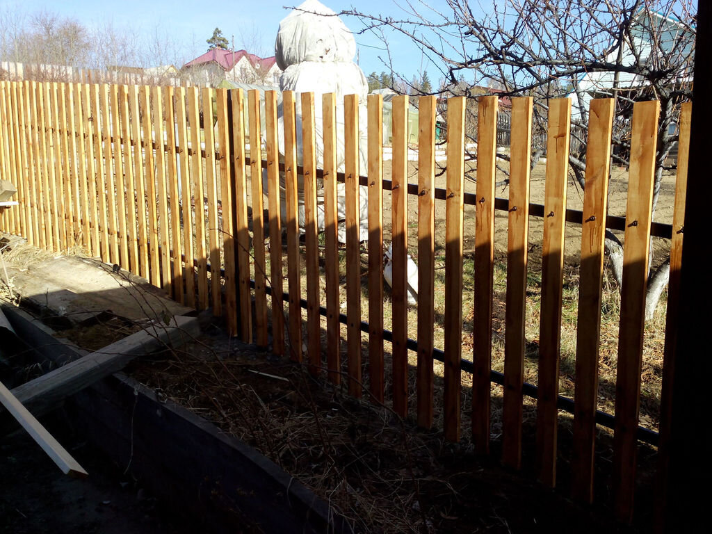 Деревянный забор своими руками | Строительный портал