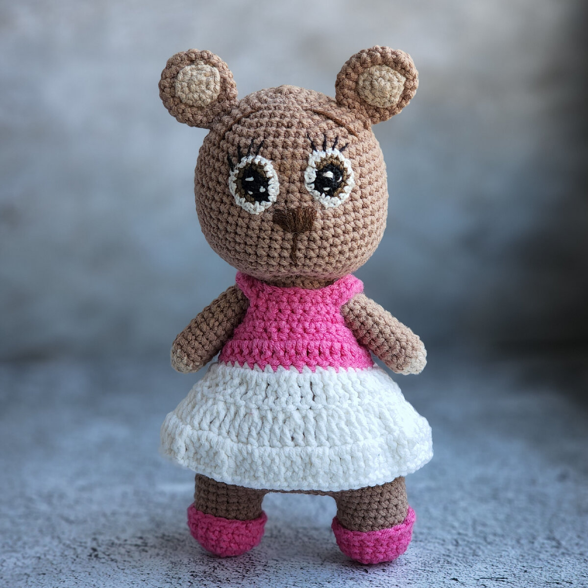 Фото автора: Мишка амигуруми,  вязание крючком