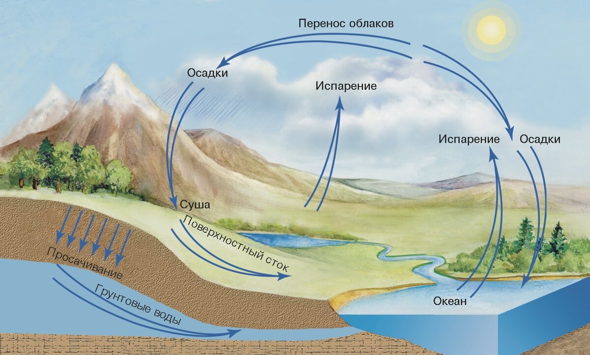 Слой осадков. Круговорот воды в природе. Круговорот воды в атмосфере. Влагооборот в атмосфере. Гидросфера круговорот воды в природе.