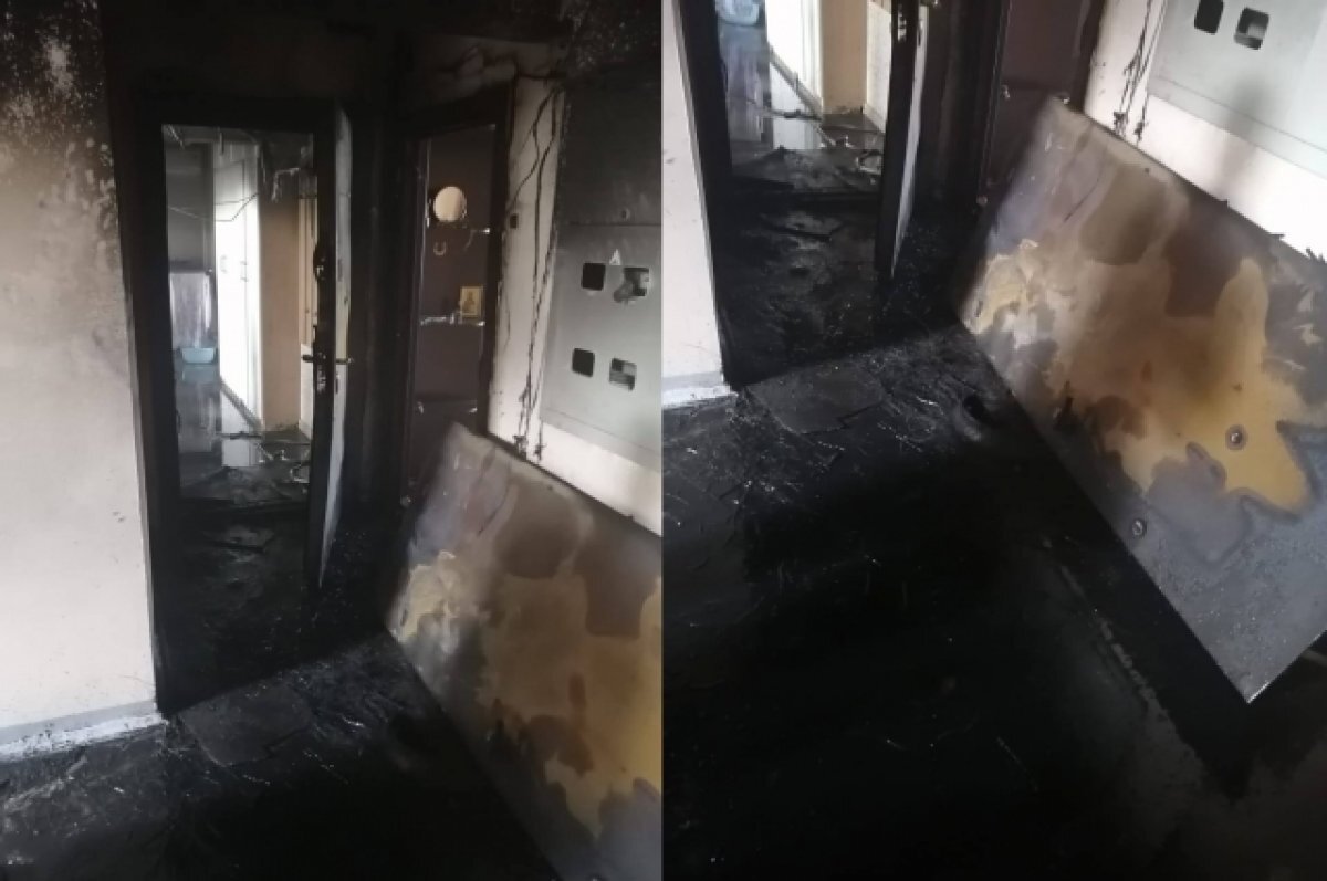    Красноярец поджёг дверь квартиры знакомого из-за неприязни к нему