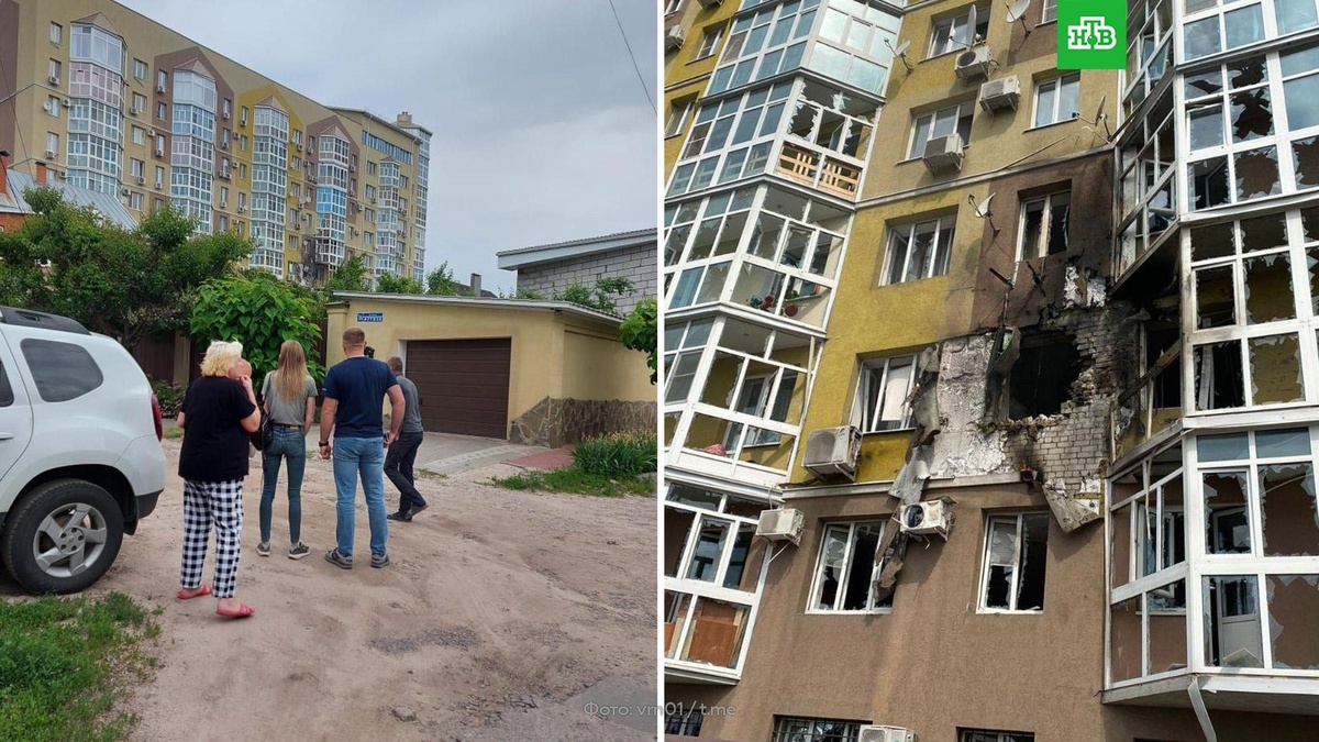    Беспилотник врезался в жилой дом в Воронеже: есть раненые