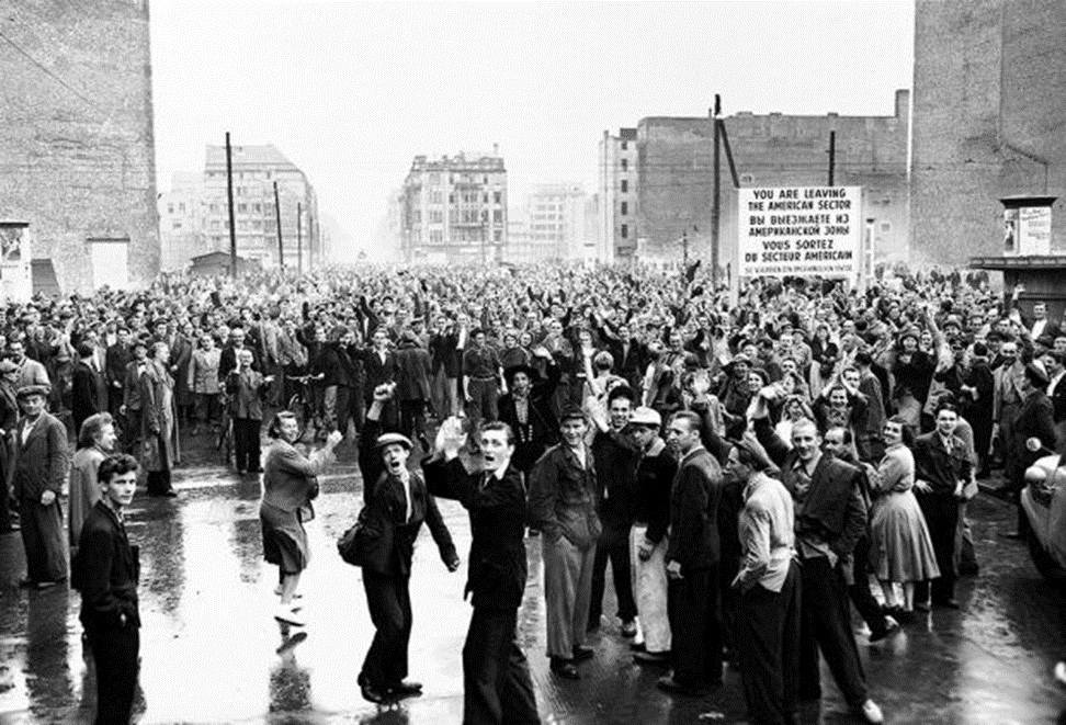 Демонстрации в Восточном Берлине, июнь 1953 г.