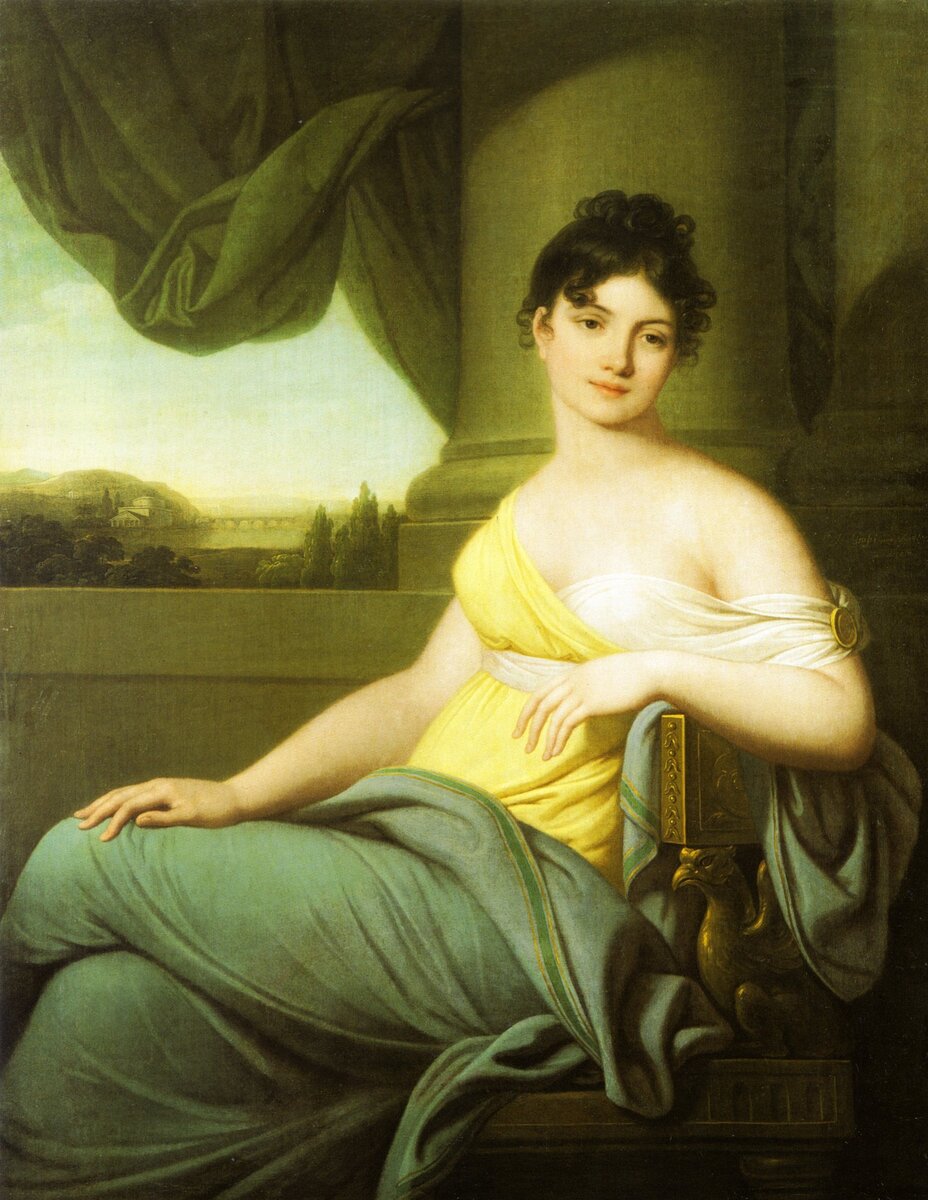 Художник И. Грасси. Портрет М. Нарышкиной, 1807