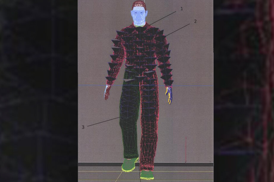 Красногорский Центральный научно-исследовательский испытательный институт инженерных войск запатентовал теплоотражающий маскировочный костюм. Иллюстрация: ФИПС