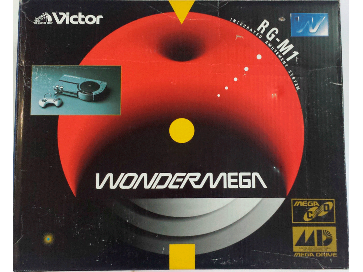 Victor Wondermega RG-M1. Лицевая сторона коробки. Фото взято с сайта Sega Retro 