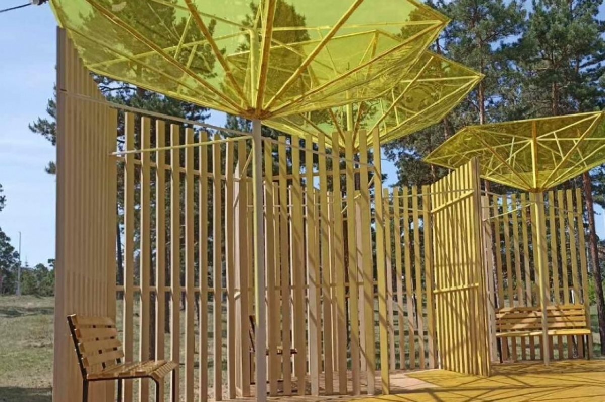    В парках Улан-Удэ установили крытые беседки за 1,9 миллионов рублей