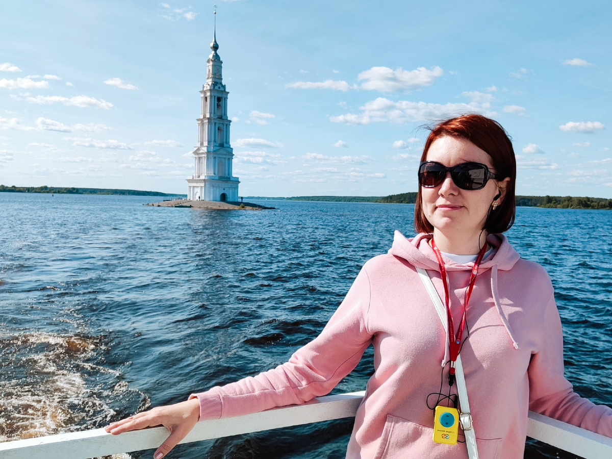 Прогулка по Угличскому водохранилищу. Калязин. 