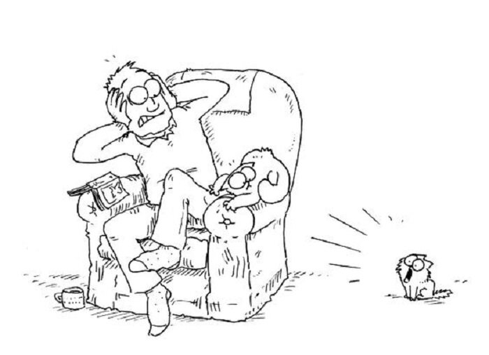 Мультфильмы про кота Саймона в этом году отмечают пятнадцатилетний юбилей. Источник: pinterest.com