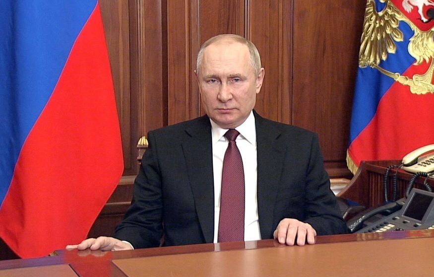    Путин выступил с обращением из-за действий Пригожина