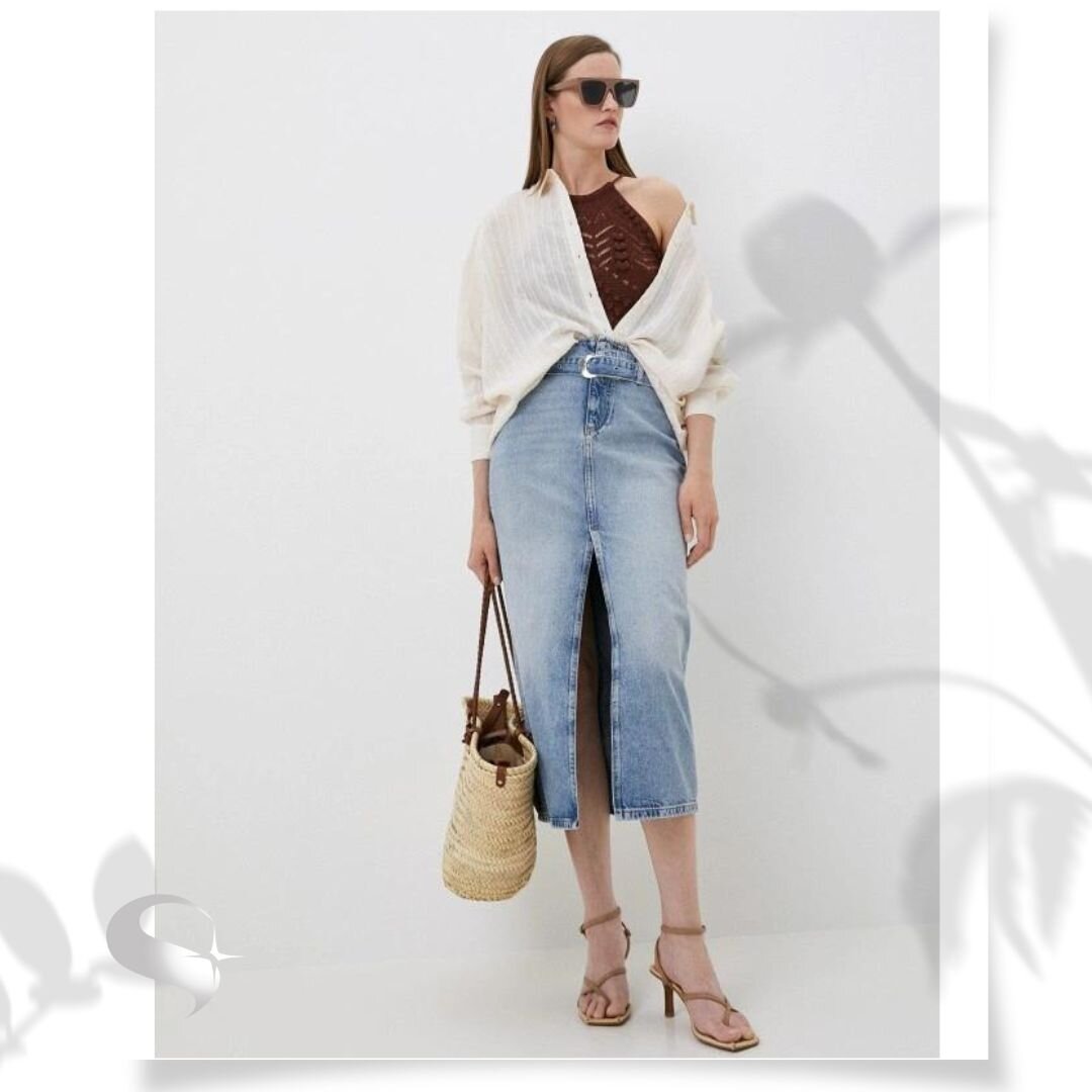 Вы ищете стильную альтернативу классическим летним платьям? Мы расскажем вам, какую джинсовую юбку выбирают все истинные модницы. Мы нашли своего модного фаворита на лето!-11