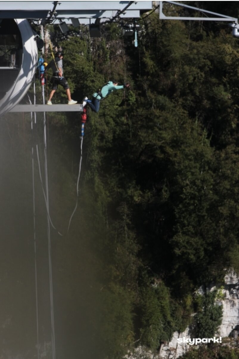 Bungy 207 метров: шаг и ты уже летишь в пропасть | Отдых с Viski | Дзен