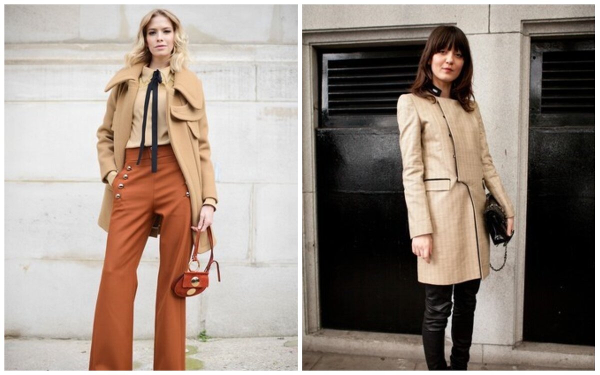 Антитренд — пальто до колена или чуть выше колена 