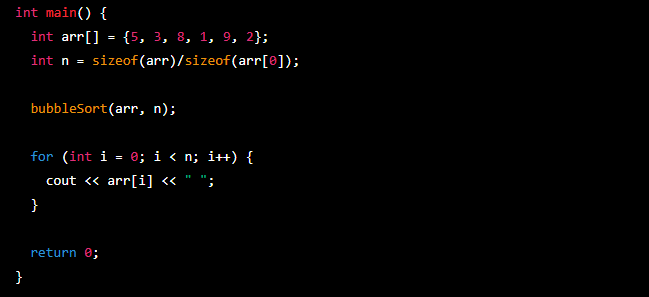 В C++ существует множество алгоритмов сортировки, но для начинающих программистов рекомендуется использовать простые алгоритмы сортировки, таких как сортировка пузырьком, вставками, выбором и т.д.-2