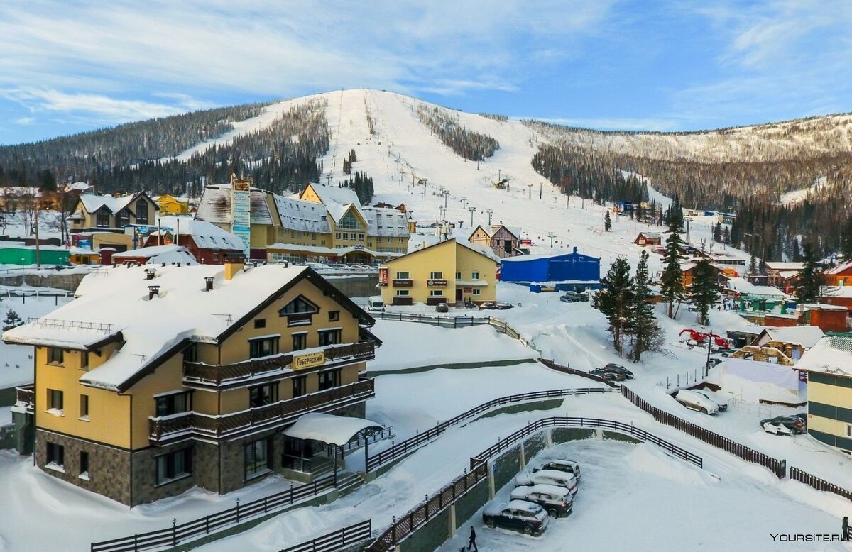 Горнолыжный комплекс Шерегеш в Кемеровской области