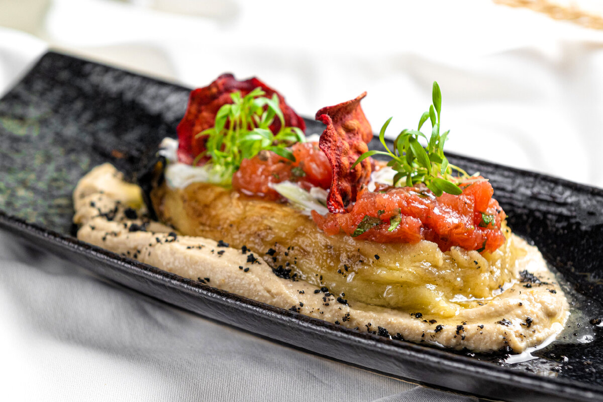 Печеный баклажан из нового постного меню