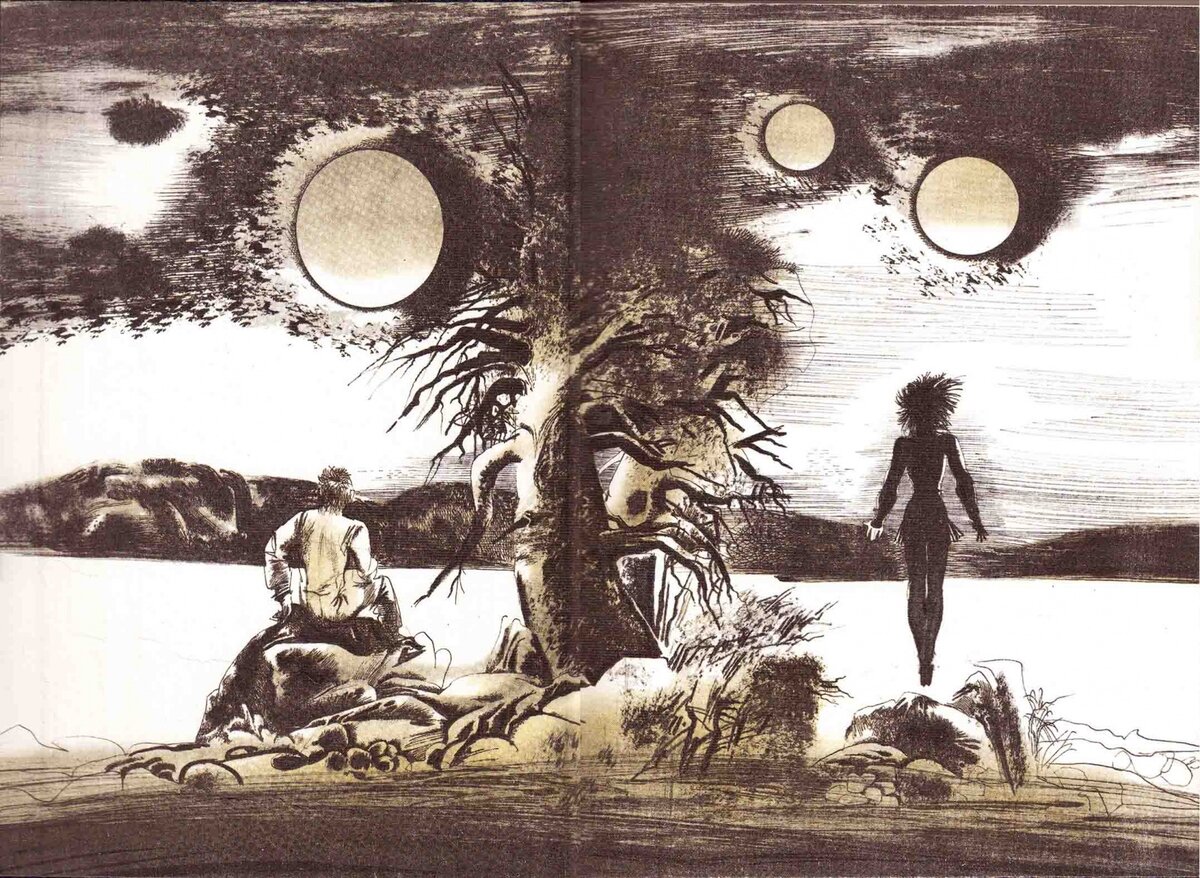 В оформлении статьи использованы иллюстрации Клима Ли к изданию 1991 года.