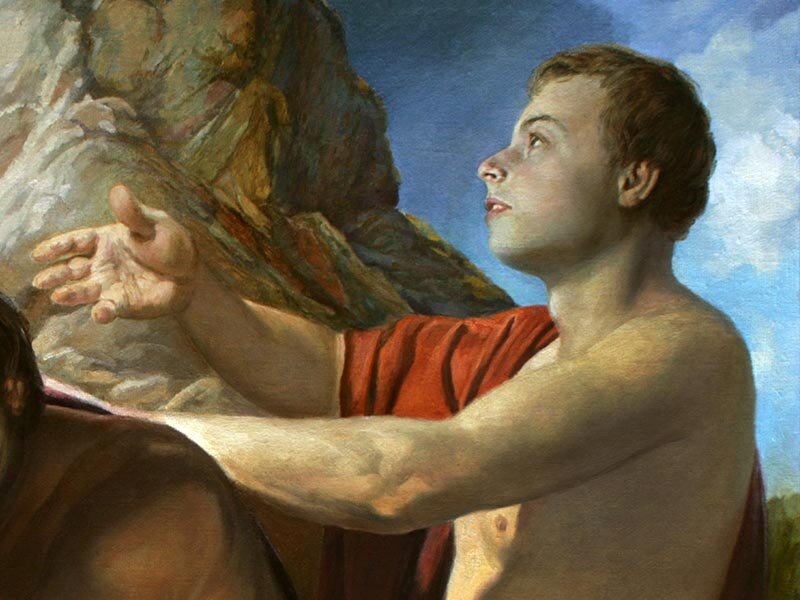 Миронов Андрей 2015 г. «Каин и Авель», фрагмент. Фото «Яндекс картинки».