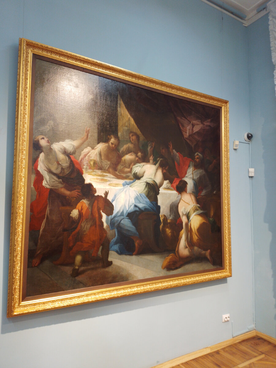 Картина " Пир Валтасара " вернулась в экспозицию Тульского музея изобразительных искусств... После 15 лет реставрации !