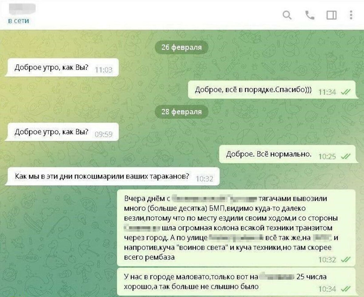 Военкоры весны телеграмм