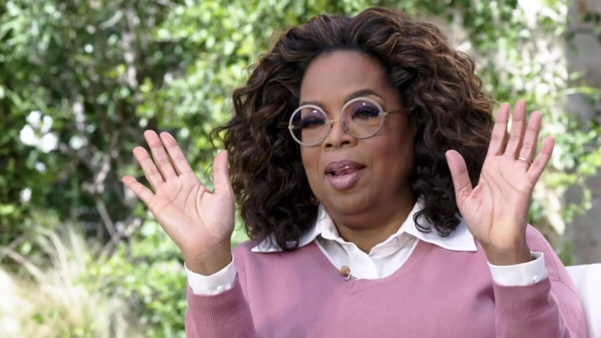 Гарри и Меган во время интервью с Опрой Уинфри. Фото: Harpo Productions/Joe Pugliese v