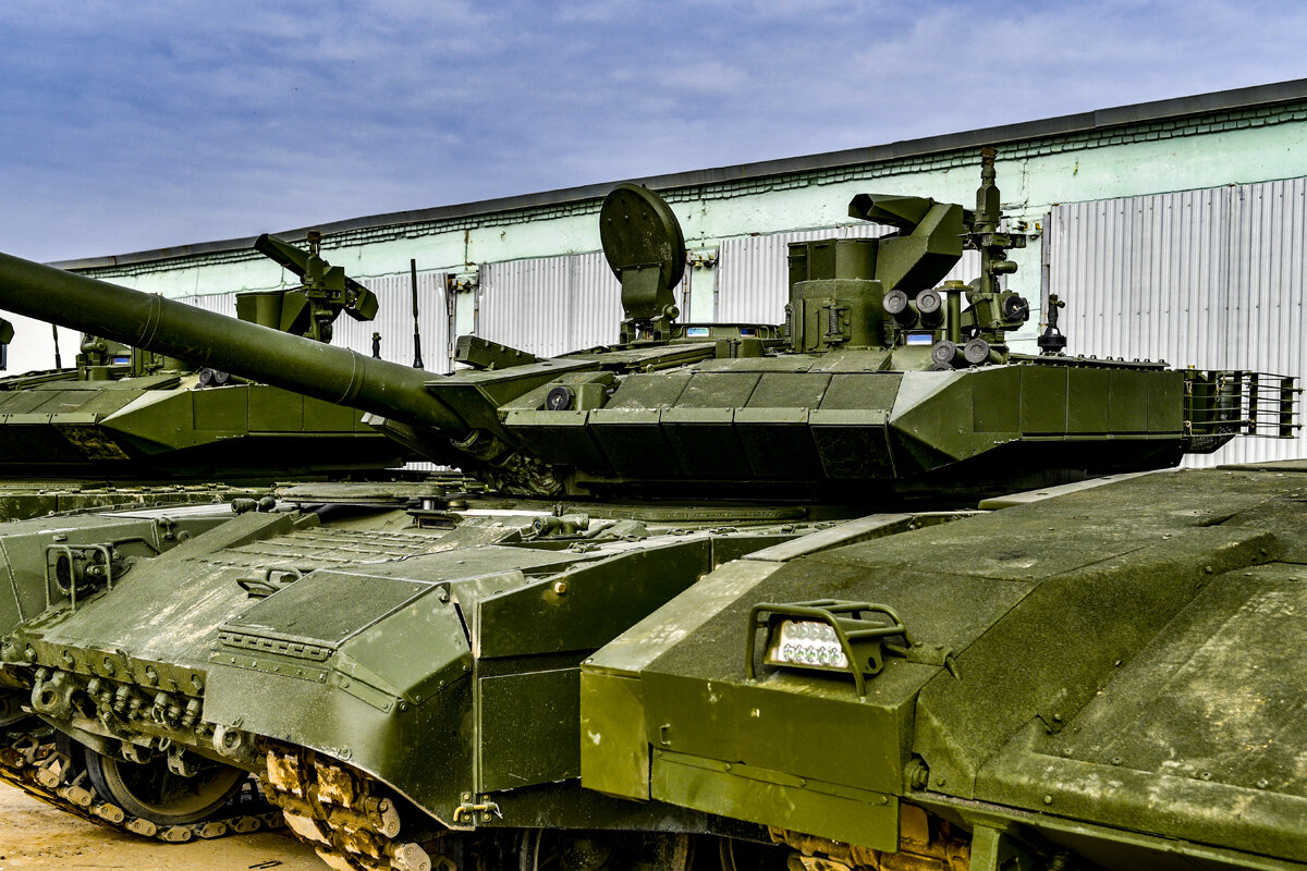 Танк Т-90 из бумаги - схемы для склеивания