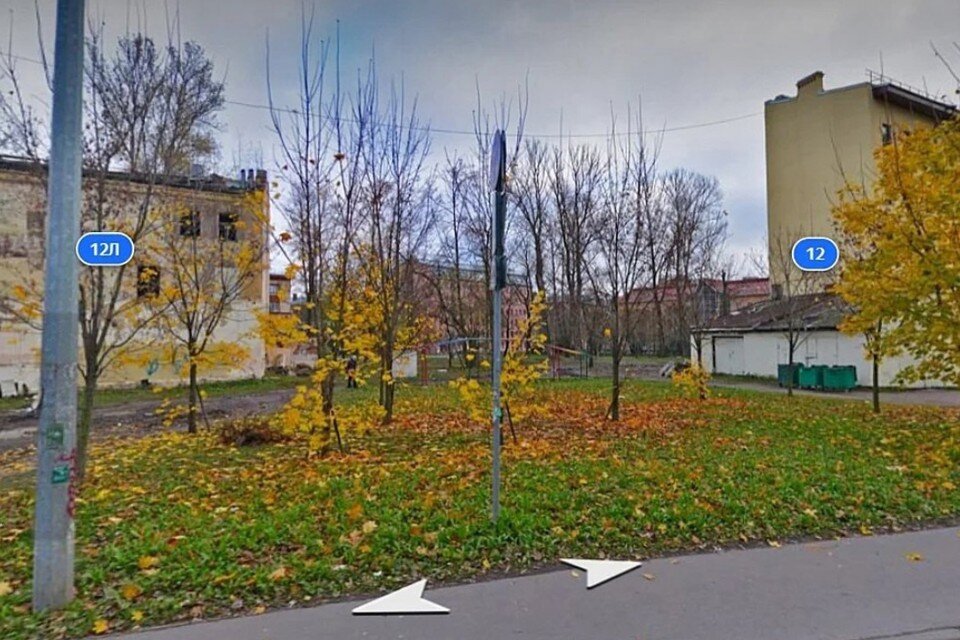     Активисты бьются за сохранение сквер на Бумажном канале. Фото: google.com/maps