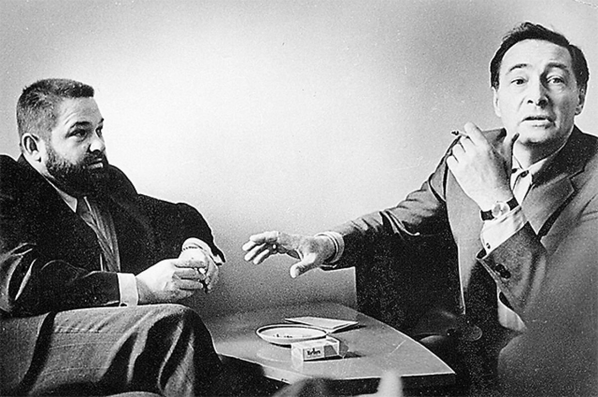 Юлиан Семенов и Вячеслав Тихонов, 1970-е