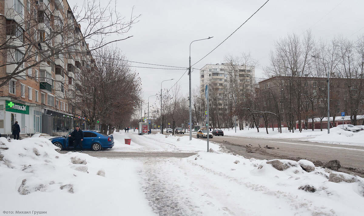 Улица Юных Ленинцев. 11 марта 2023 года. Фото автора