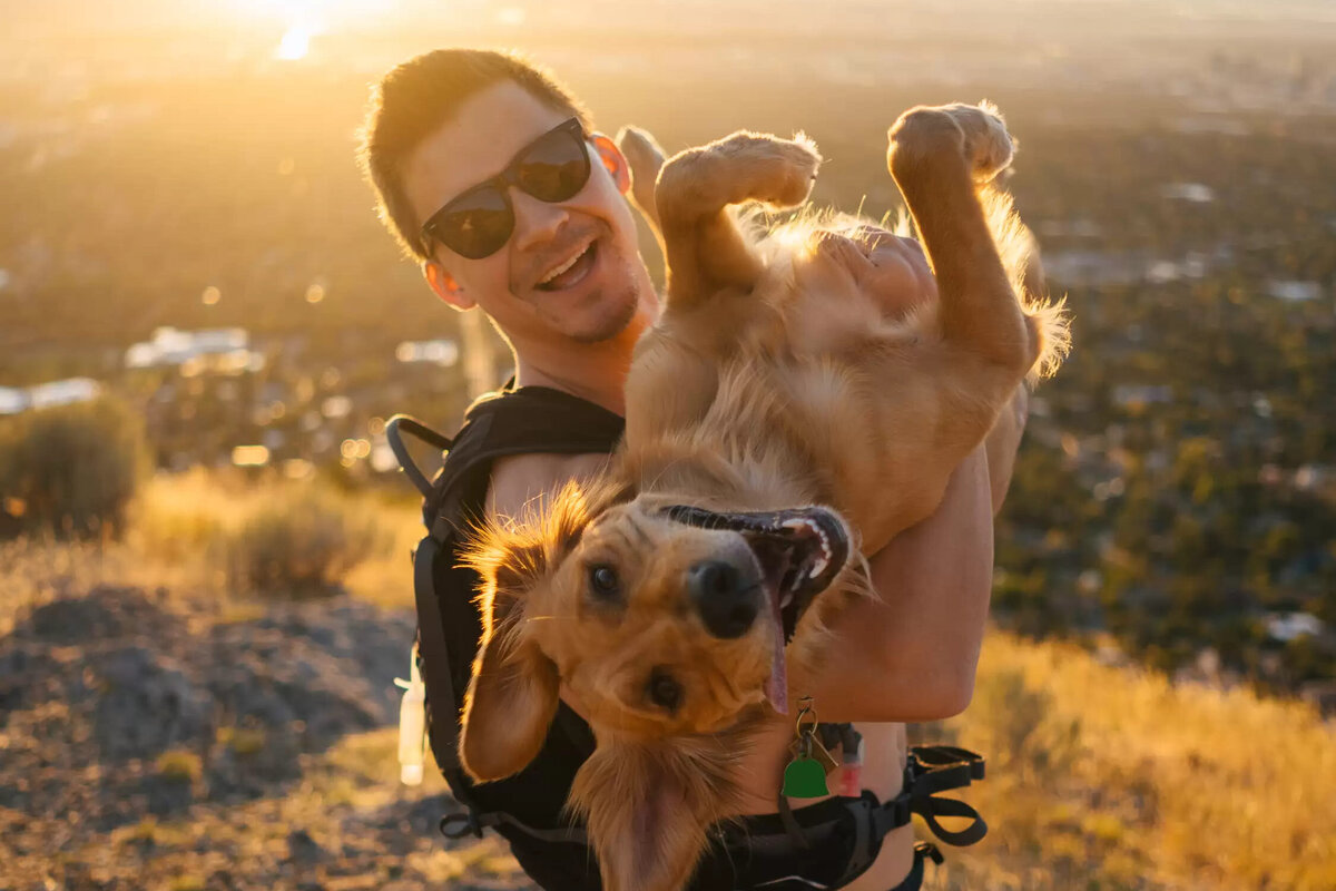     Мужчина установил скрытую камеру, чтобы снять новый трюк собаки