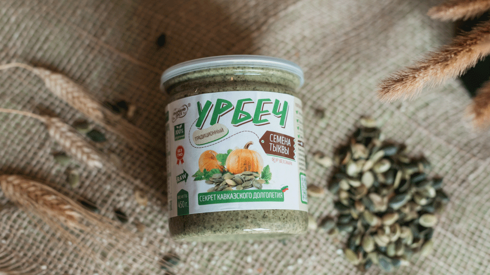 Урбеч из тыквы от намажь орех 450 гр