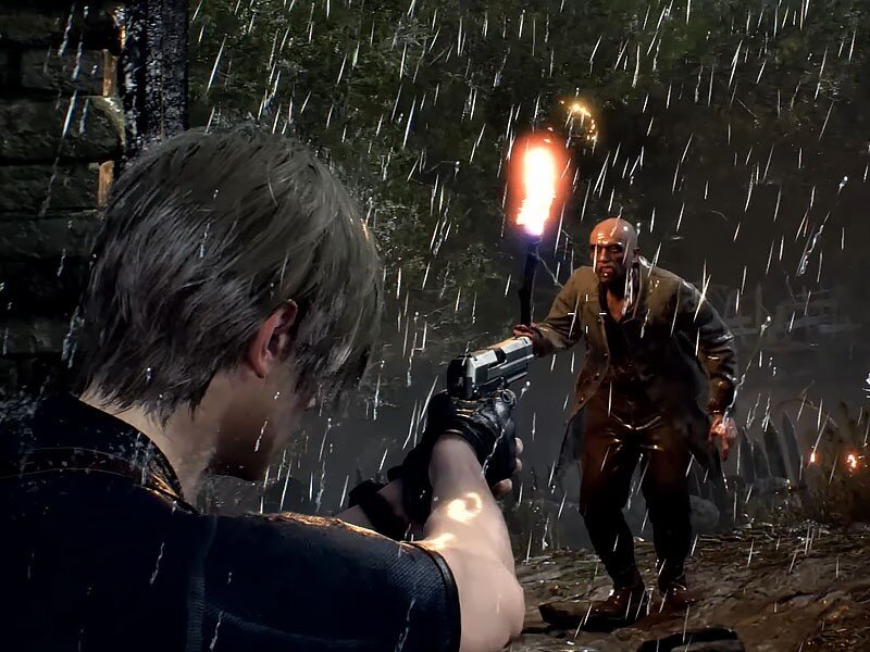    По просьбам фанатов. Capcom исправила странный дождь в ремейке Resident Evil 4