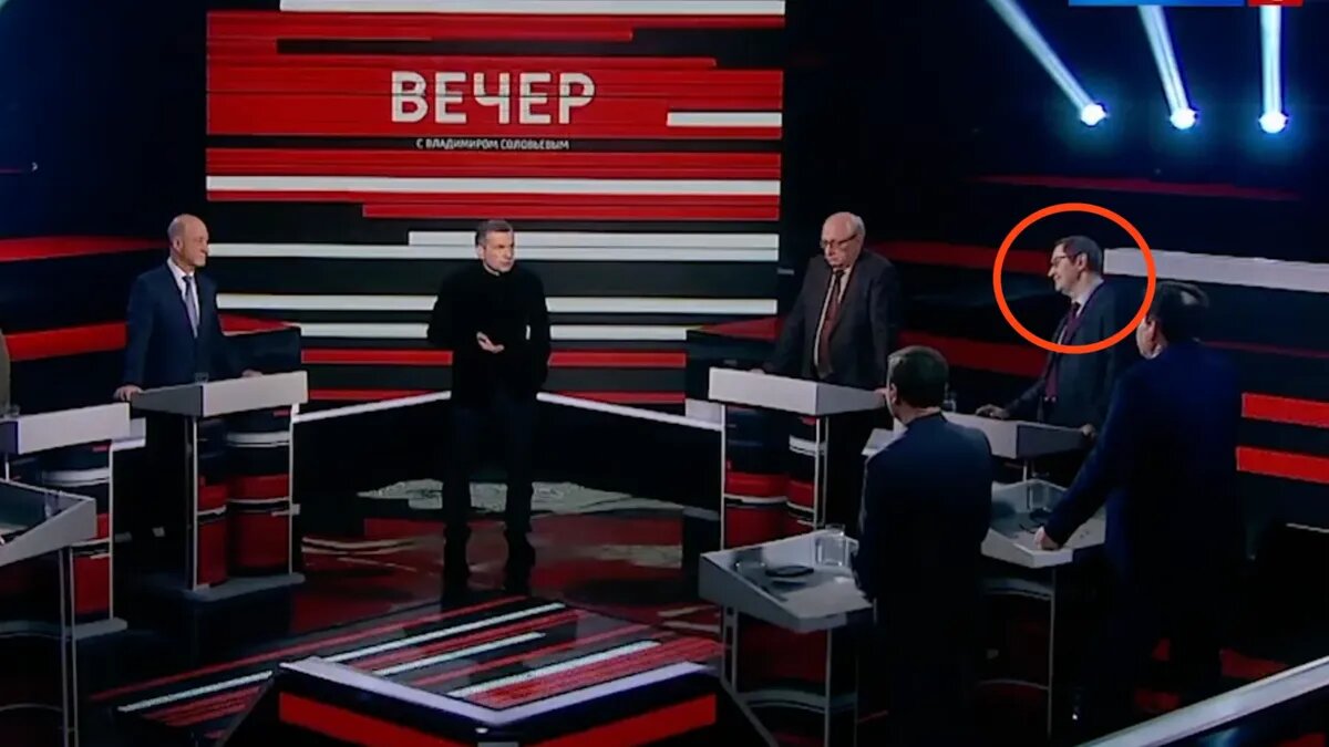 Фото: стоп-кадр из эфира программы Соловьева