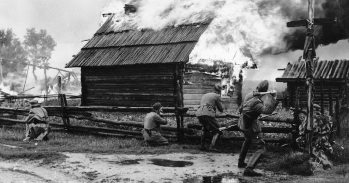 Фото хатыни во время войны