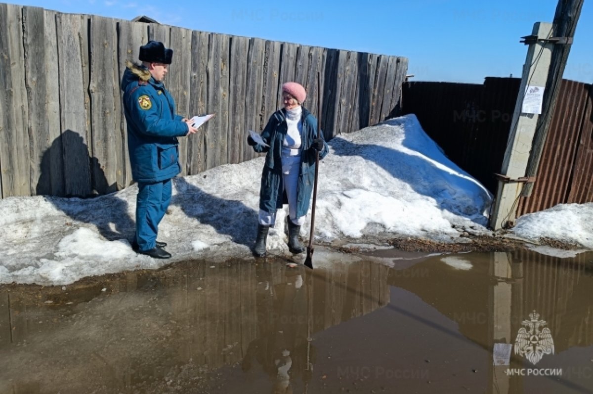    Дома в 10 районах Иркутской области может подтопить талыми водами