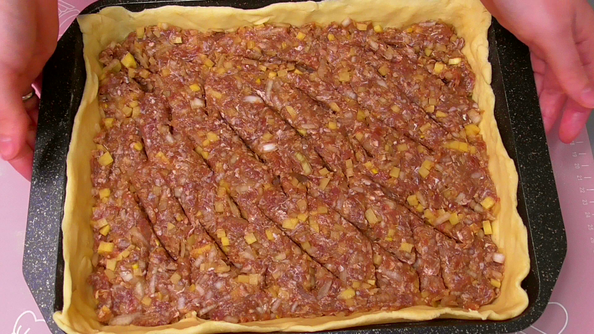 Сочная начинка для пирогов из мяса