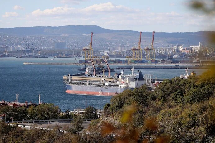 Нефтяной танкер в Новороссийске. Фото AP