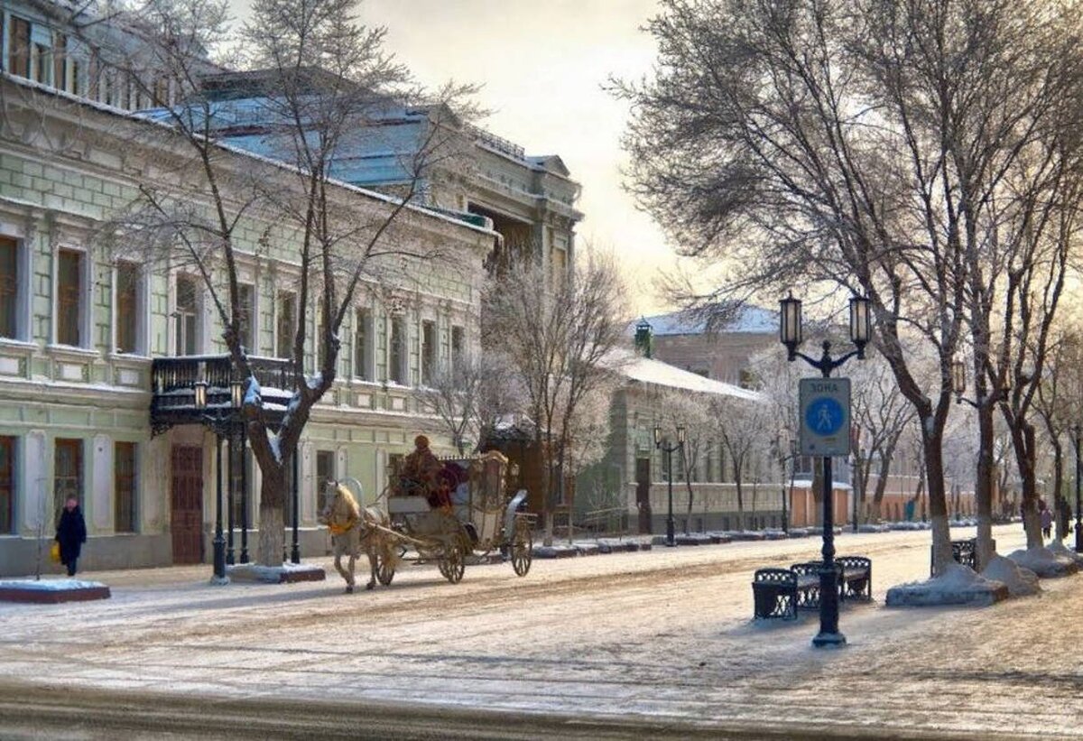 Оренбург зимой