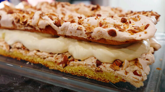    Недорого и вкусно: норвежский торт "Самый лучший в мире" с меренгой и нежным кремом Анастасия Романова